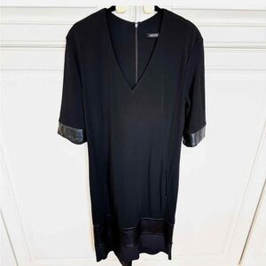 Joeffer Caoc Black Cocktail Formal Dress Lagenlook Style - Medium